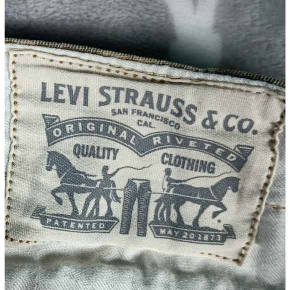 Levis Shorts Men Size 38 Brown ACE Cargo Camo Canvas Utility Outdoor *White Tab - Picture 10 of 11